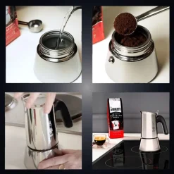 Kaffe & Te<Bialetti Espressokande Venus, 10 kop Stål