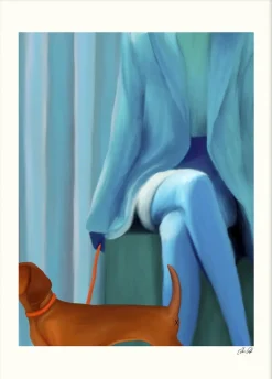Plakater & Rammer<Poster & Frame Estelle Graf - Blue coat