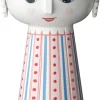 Lys & Lysestager<Bjørn Wiinblad Eva Lysestage H14 cm støvet rød