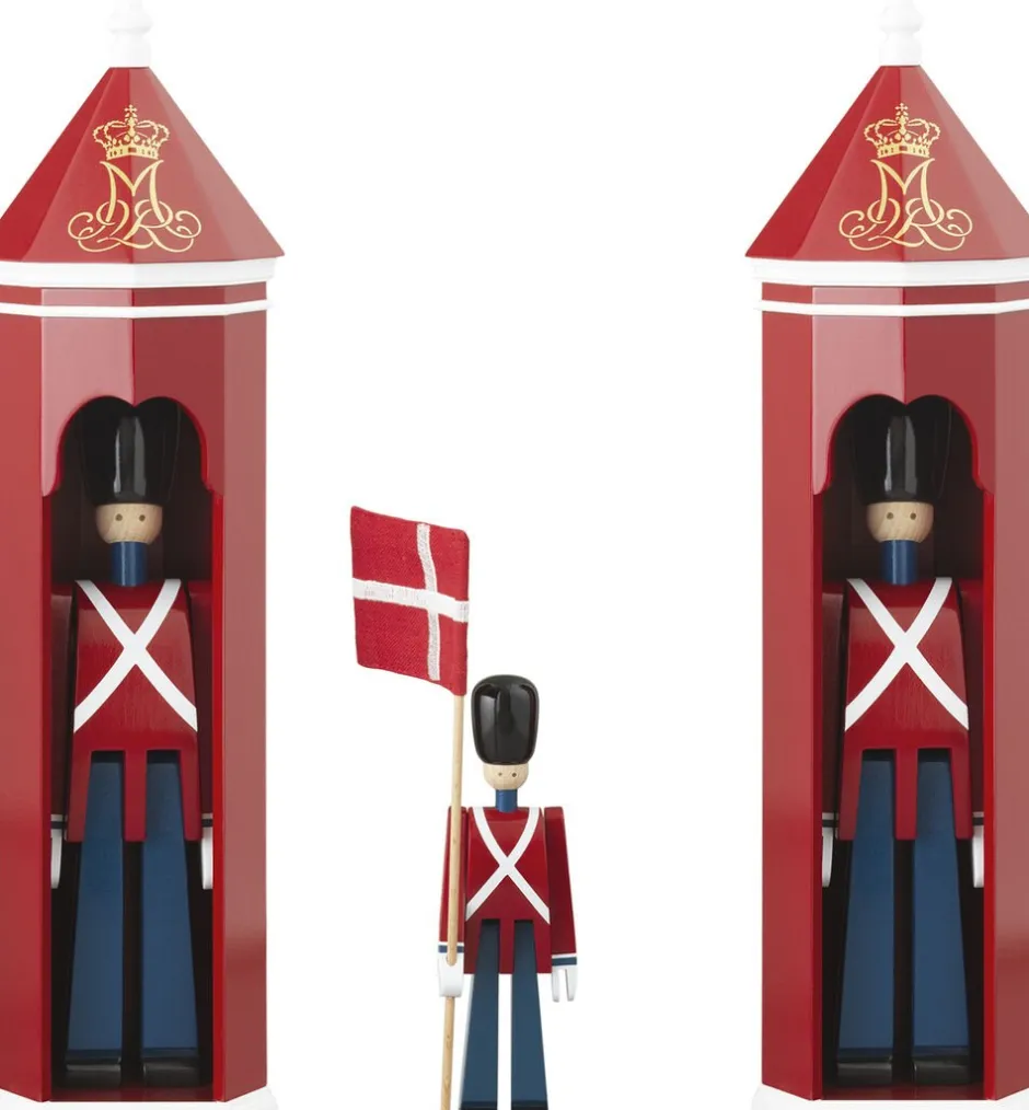 Figurer & Skulpturer<Kay Bojesen Fanebærer mini rød/blå/hvid