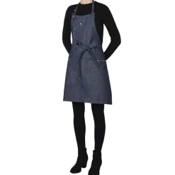 Tekstiler Til Køkkenet<DutchDeluxes Five Pockets Apron , Comfort Fit, Denim Brut