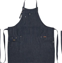 Tekstiler Til Køkkenet<DutchDeluxes Five Pockets Apron , Comfort Fit, Denim Brut