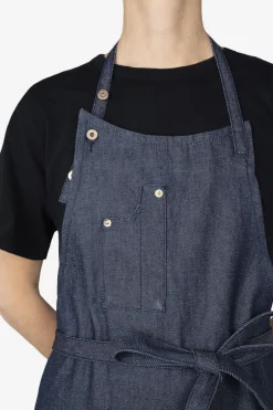 Tekstiler Til Køkkenet<DutchDeluxes Five Pockets Apron , Slim Fit, Denim Brut