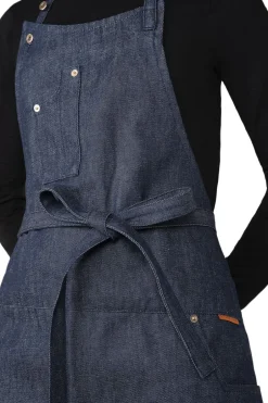 Tekstiler Til Køkkenet<DutchDeluxes Five Pockets Apron , Slim Fit, Denim Brut