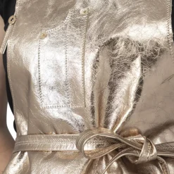 Tekstiler Til Køkkenet<DutchDeluxes Five Pockets Apron, Slim Fit, Full Grain Leather Pearly Rose