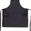 Tekstiler Til Køkkenet<DutchDeluxes Five Pockets Apron, Slim Fit, Full Grain Leather Black