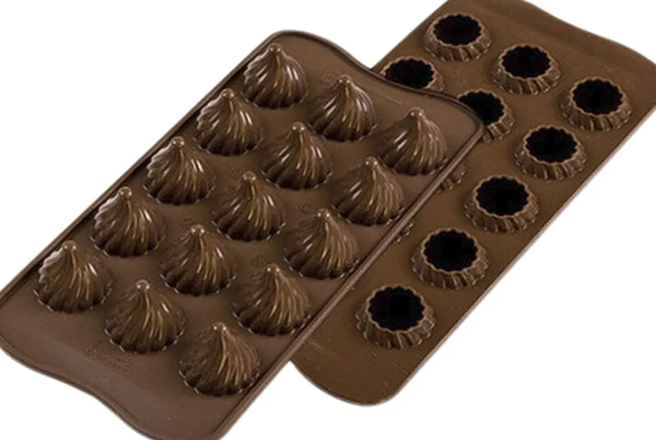 Bageartikler<Silikomart FLAMME CHOKOLADEFORM