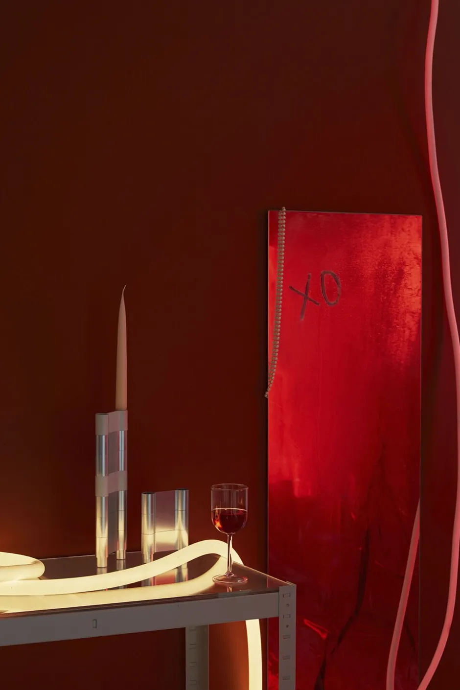 Lyskæder<Studio About Flex tube, 5 m, warm red, 500016R