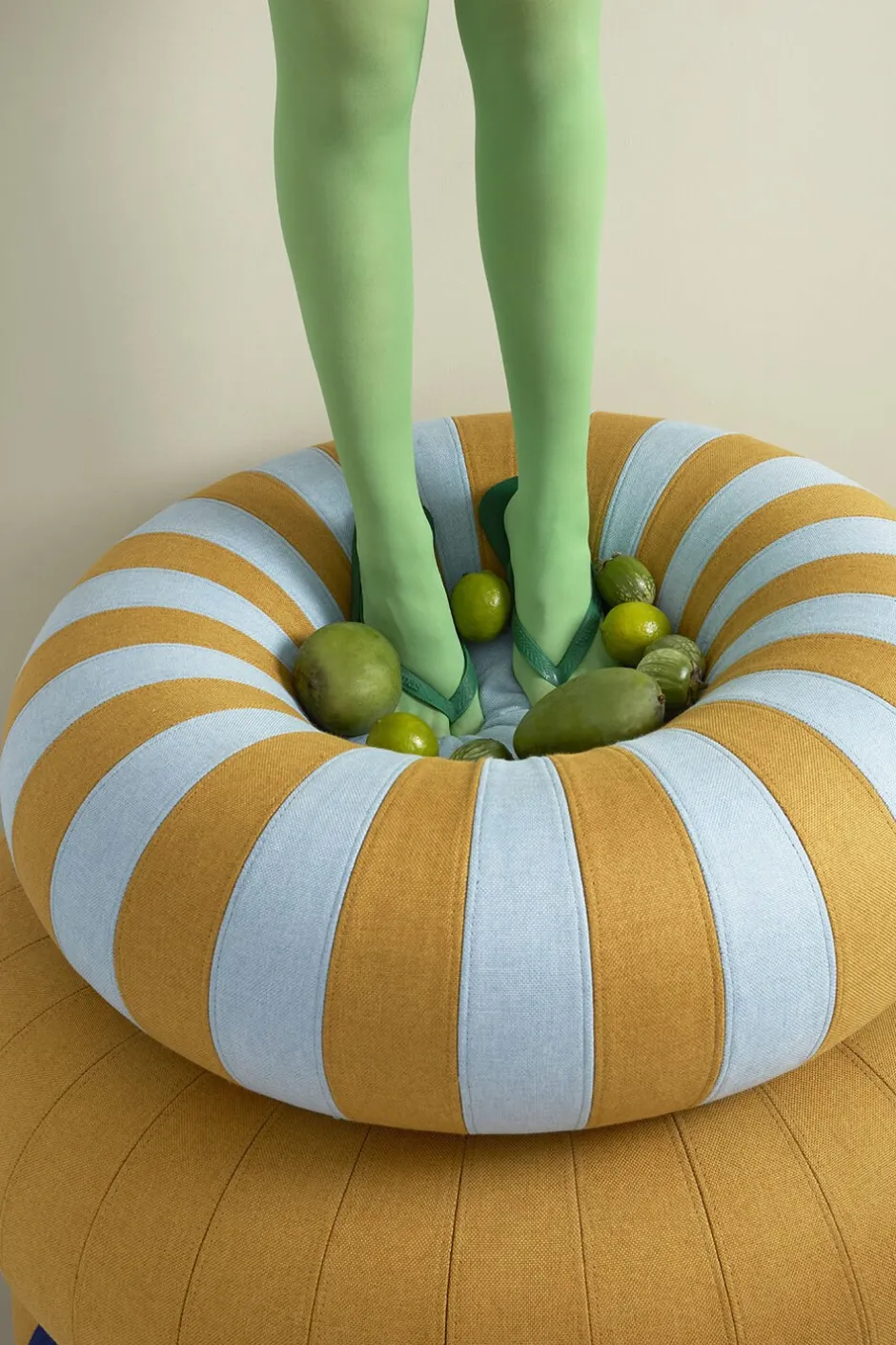 Møbler<Studio About FLOAT, SMALL, BLUE/OCHRE