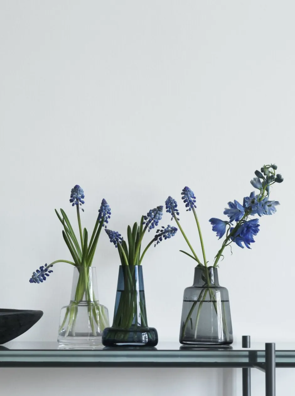 Vaser & Urtepotteskjulere<Holmegaard Flora Vase kort hals smoke H12