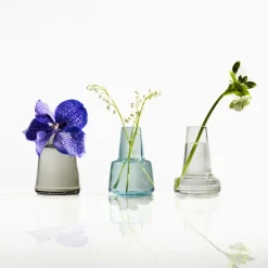 Vaser & Urtepotteskjulere<Holmegaard Flora Vase lang hals klar H24