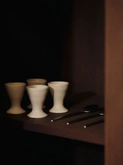 Tilbehør Til Bordet<Ferm Living Flow Egg Cups - Set of 2 - Off-white Speckle