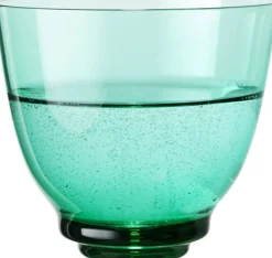 Glas<Holmegaard Flow Vandglas 35 cl emerald green
