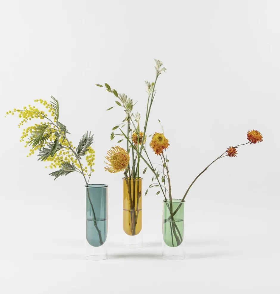 Vaser & Urtepotteskjulere<Studio About FLOWER TUBE, TALL TUBE, CYAN, 65200C