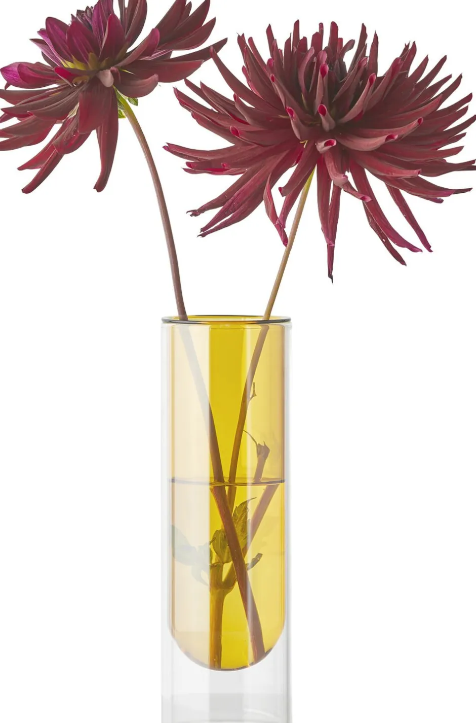 Vaser & Urtepotteskjulere<Studio About FLOWER TUBE, TALL TUBE, YELLOW, 65200Y