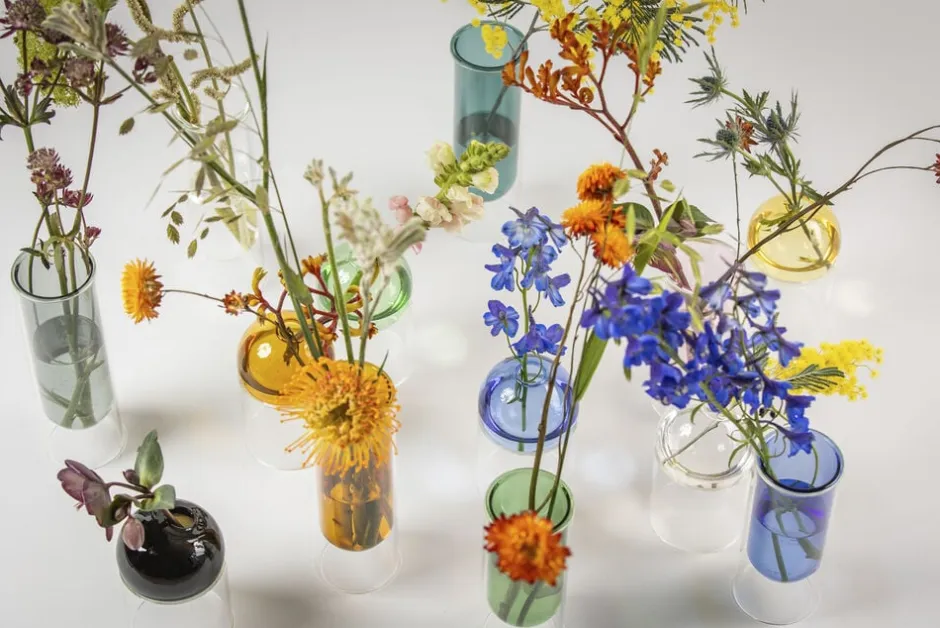 Vaser & Urtepotteskjulere<Studio About FLOWER TUBE, TALL TUBE, YELLOW, 65200Y