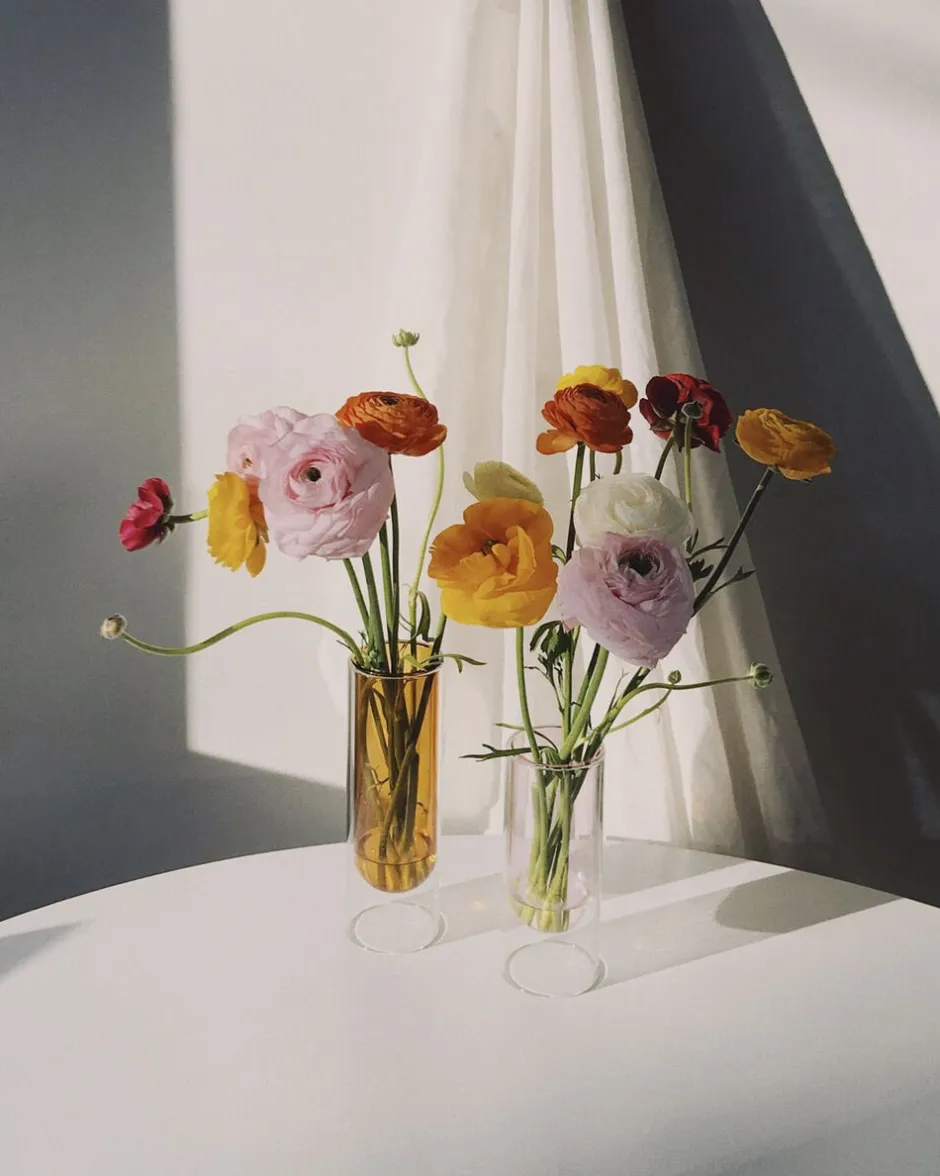Vaser & Urtepotteskjulere<Studio About FLOWER TUBE, TALL TUBE, YELLOW, 65200Y