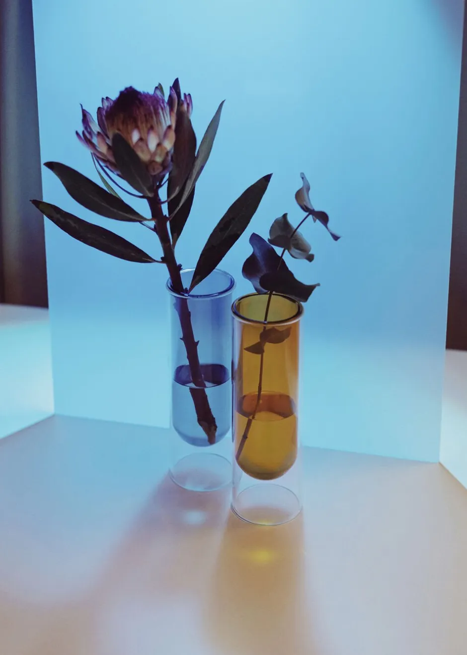 Vaser & Urtepotteskjulere<Studio About FLOWER TUBE, TALL TUBE, YELLOW, 65200Y