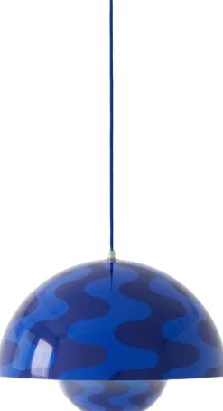 Pendler<&Tradition Flowerpot Pendant VP7 Ø37 cm Cobalt Blue & Twilight Blue pat