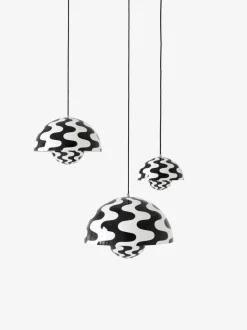 Pendler<&Tradition Flowerpot Pendant VP2, Black/White