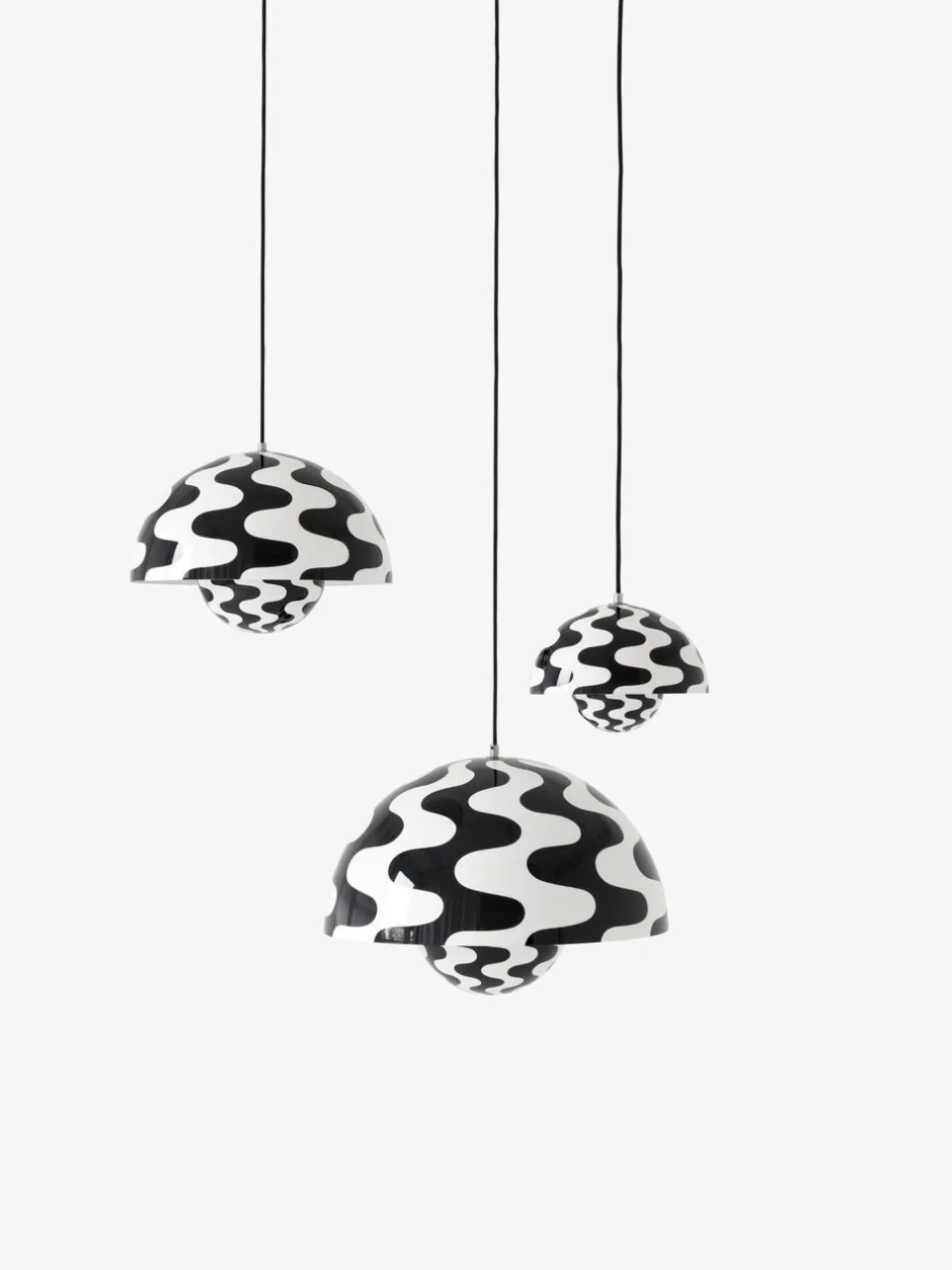 Pendler<&Tradition Flowerpot Pendant VP2, Black/White