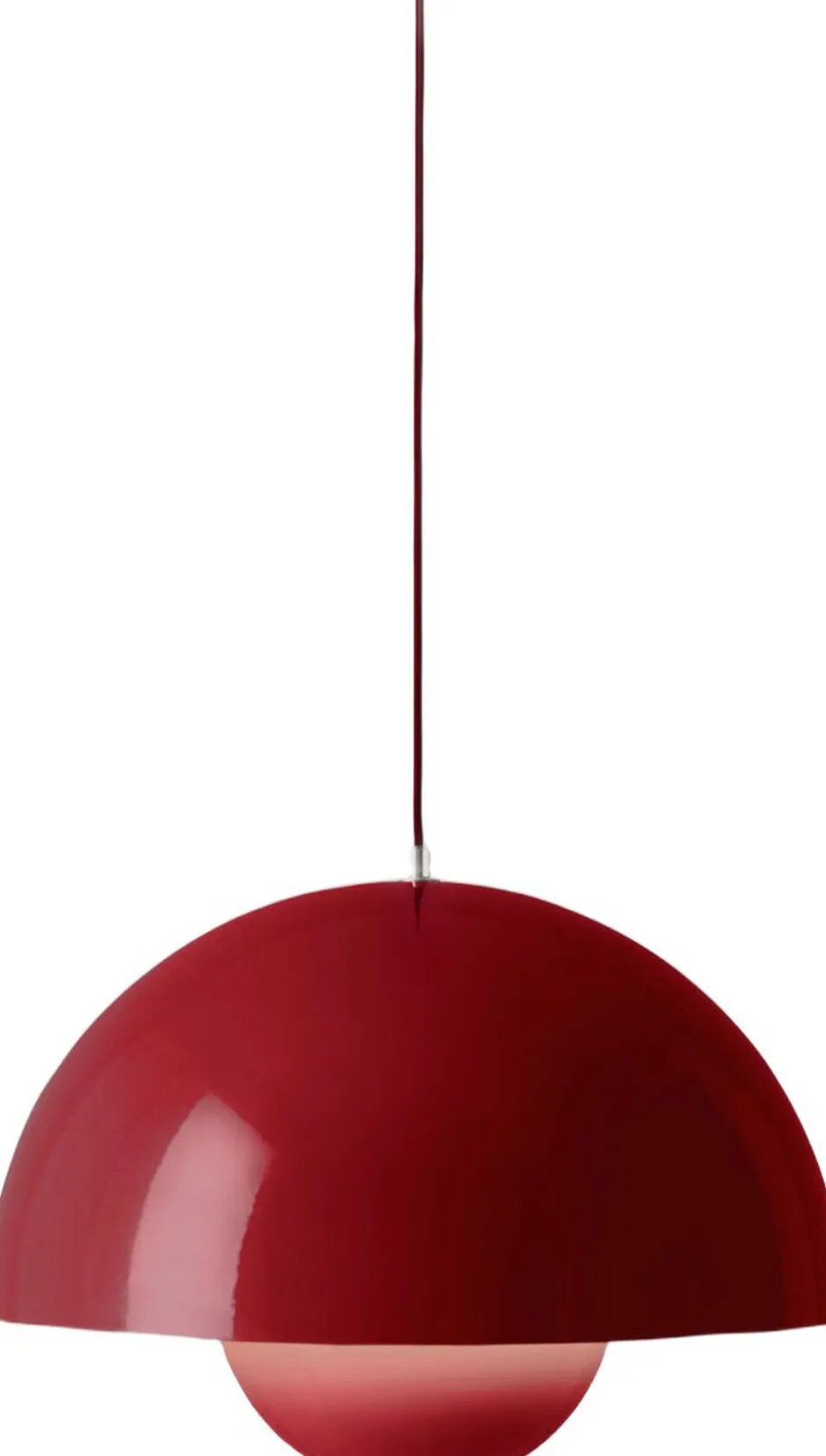 Pendler<&Tradition Flowerpot Pendant VP2, Vermilion Red