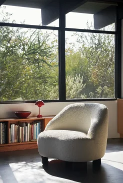 Bordlamper|Trådløse Lamper<&Tradition Flowerpot Portable Lamp VP9, Magnetic Charger Vermilion red