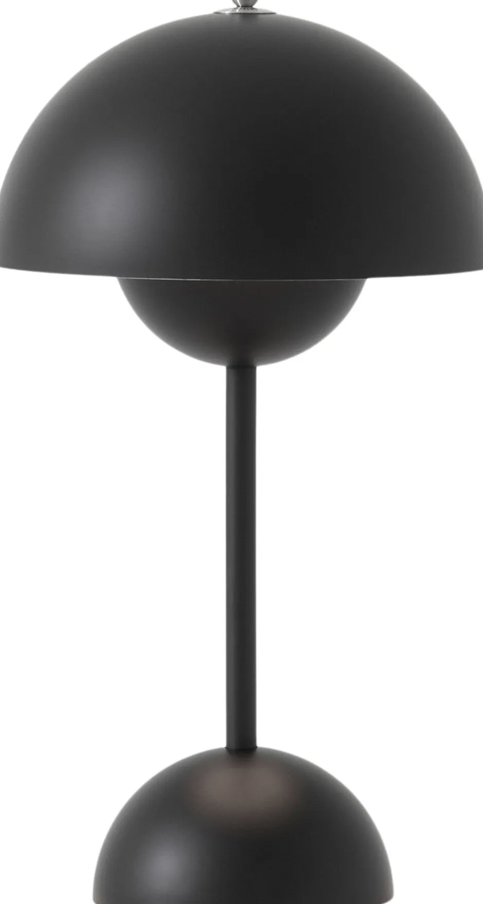 Bordlamper|Trådløse Lamper<&Tradition Flowerpot Portable Lamp VP9, Magnetic Charger Black