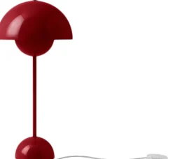 Bordlamper<&Tradition Flowerpot VP3, Table Lamp Vermilion red