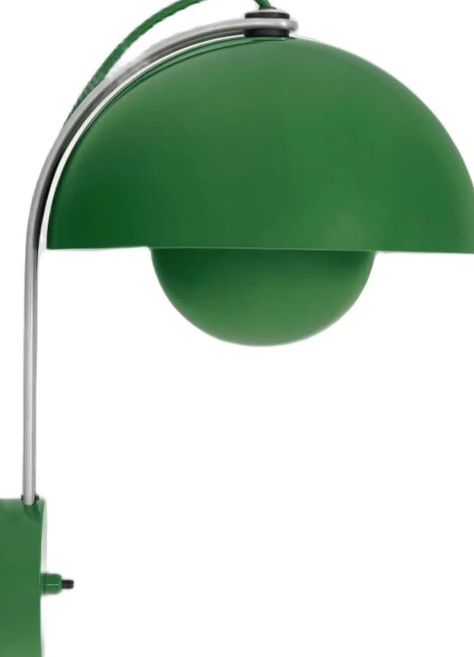 Væglamper<&Tradition Flowerpot Wall Lamp VP8, Signal Green
