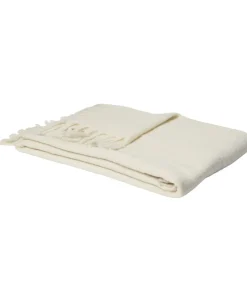 Plaider<Magasin du Nord Collection Fluffy plaid, plain Hvid