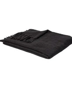 Plaider<Magasin du Nord Collection Fluffy plaid, plain M&oslash;rkebrun