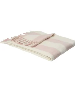 Plaider<Magasin du Nord Collection Fluffy plaid, stripe Lyserosa