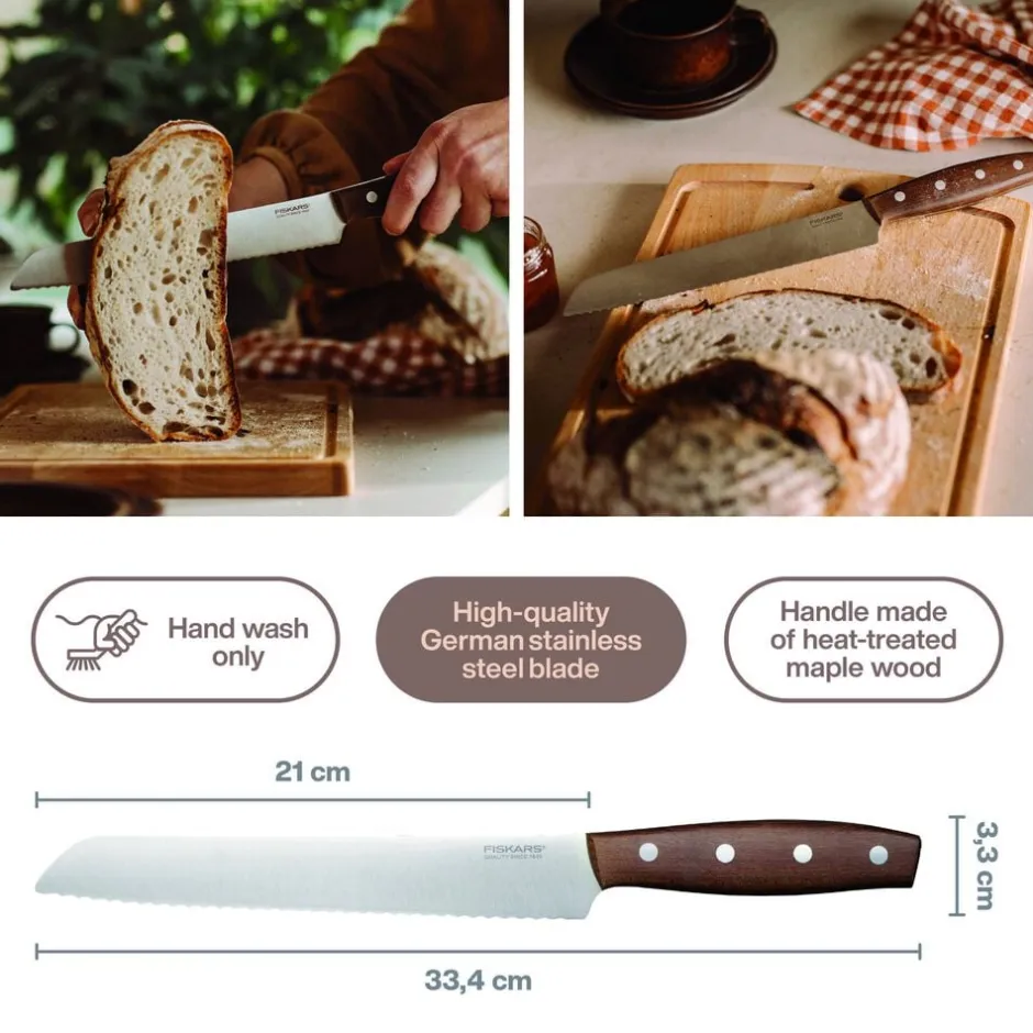 Køkkenknive & Sakse<Fiskars Folken Brødkniv 21cm