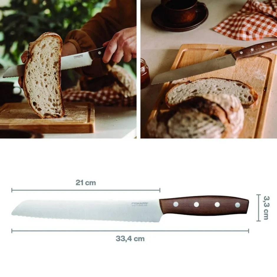 Køkkenknive & Sakse<Fiskars Folken Brødkniv 21cm