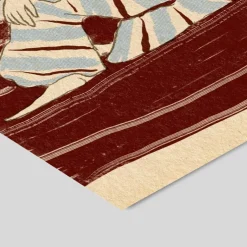 Plakater & Rammer<Poster & Frame Form Faktory - Sofa Burgundy Flerfarvet