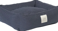 Til Boligens Kæledyr<Fossflakes Hundeseng Navy Pinstripe