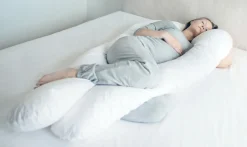 Hovedpuder<Fossflakes U-Pillow, SR incl. White Jersey Cover