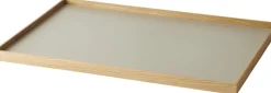 Opbevaring|Tilbehør Til Bordet<GEJST FRAME Tray Large Oak Grey