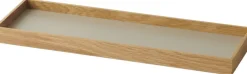 Opbevaring|Tilbehør Til Bordet<GEJST FRAME Tray Small Oak Grey