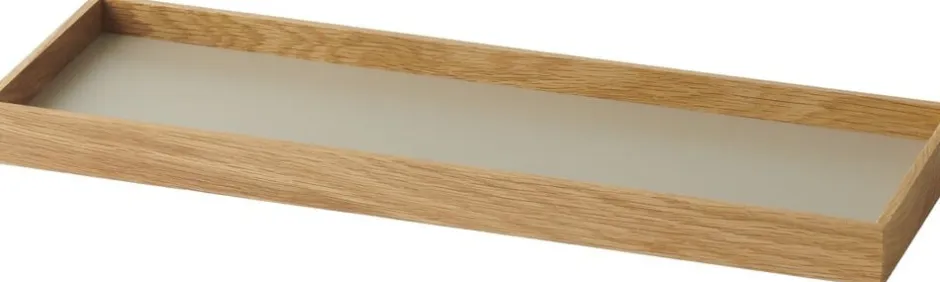 Opbevaring|Tilbehør Til Bordet<GEJST FRAME Tray Small Oak Grey
