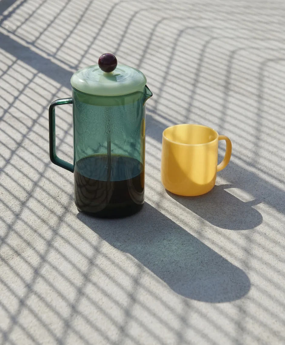 Kaffe & Te<Hay French Press Brewer-Aqua