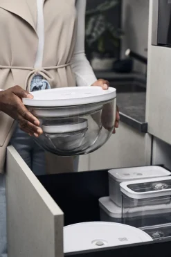 Køkkenmaskiner<Zwilling Fresh & Save BOWLS Vakuum skål sæt S/M/L / 6-dele, Glas, gen