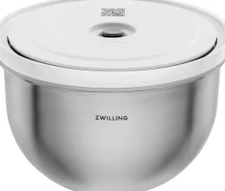 Køkkenmaskiner<Zwilling Fresh & Save BOWLS Vakuumskål M / 19 cm, Rustfrit stål, Sølv