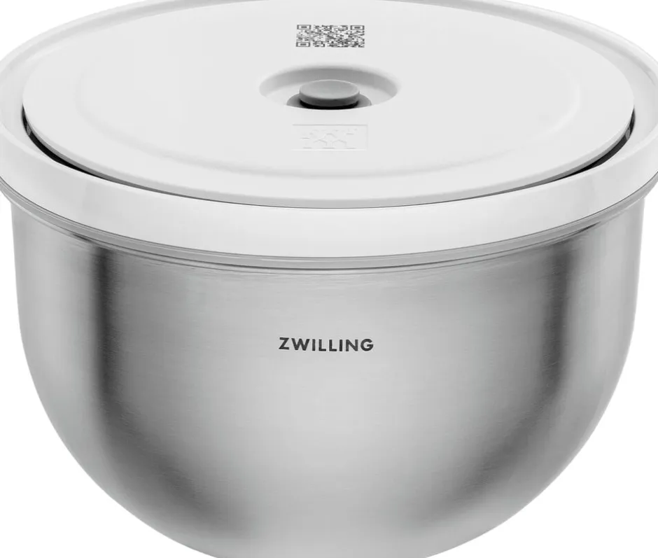 Køkkenmaskiner<Zwilling Fresh & Save BOWLS Vakuumskål M / 19 cm, Rustfrit stål, Sølv