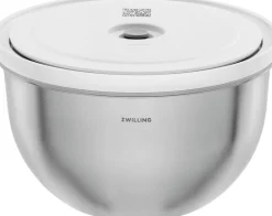 Opbevaring<Zwilling Fresh & Save BOWLS Vakuumskål L / 26 cm, Rustfrit stål, Sølv