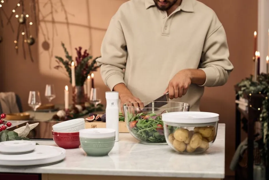 Køkkenmaskiner<Zwilling Fresh & Save BOWLS Vakuumskål M / 19 cm, Glas, Gennemsigtig