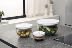 Køkkenmaskiner<Zwilling Fresh & Save BOWLS Vakuumskål L / 26 cm, Glas, Gennemsigtig