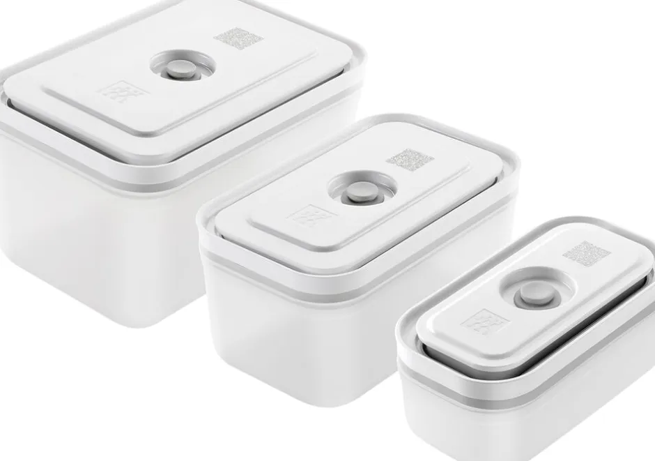 Opbevaring<Zwilling Fresh & Save Vakuum beholdersæt 3d i plastik. S,M, L