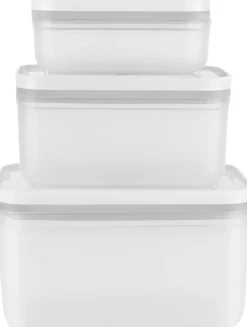 Opbevaring<Zwilling Fresh & Save Vakuum beholdersæt 3d i plastik. S,M, L